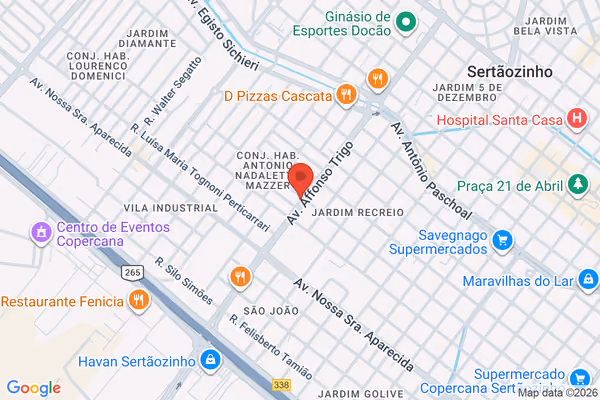 Mapa da localização - Sertãozinho 2