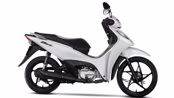 Biz 125 - Galeria - Lateral Direita Branco